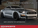 MP Concepts GT350 Style Front Bumper; Unpainted (15-17 Mustang GT, EcoBoost, V6)