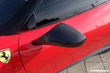 2010-2015 Ferrari Carbon Fiber Mirror Replacement Carbonado (OE) Fits: 458 Italia and Spider, 458 Specialer