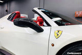 2010-2015 Ferrari Carbon Fiber Mirror Replacement Carbonado (OE) Fits: 458 Italia and Spider, 458 Specialer
