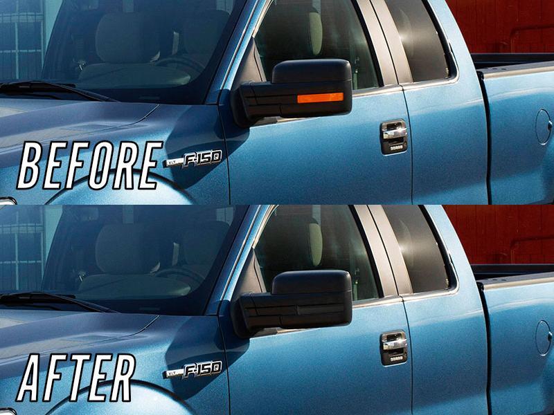 2009-2014 Ford F150 Smoke Amber Led Mirror Signal Light