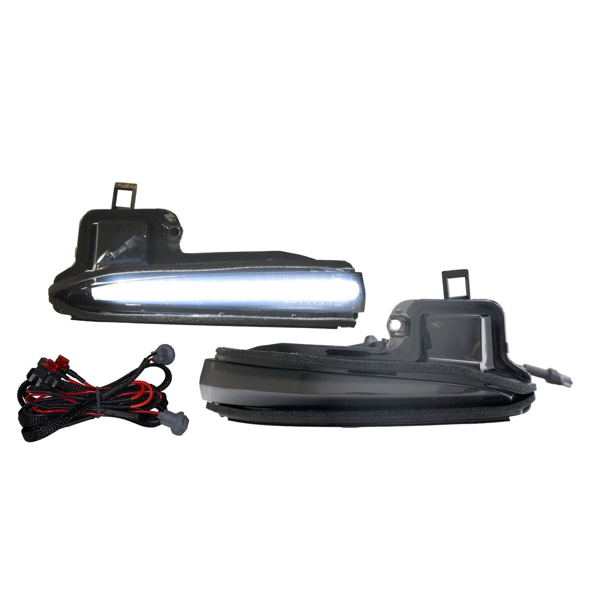 2016-2020 Toyota Tacoma Smoke Switchback LED Mirror Signal Lights