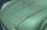 Hood Vents – Toyota MR2 Spyder (ZZW30, 2000-2005)