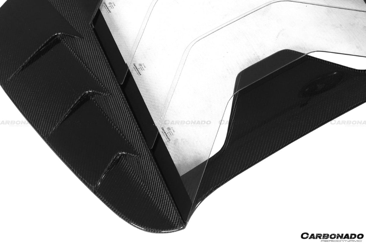 2015-2019 Ferrari 488 Spider MSY Style Carbon Fiber Engine Hood