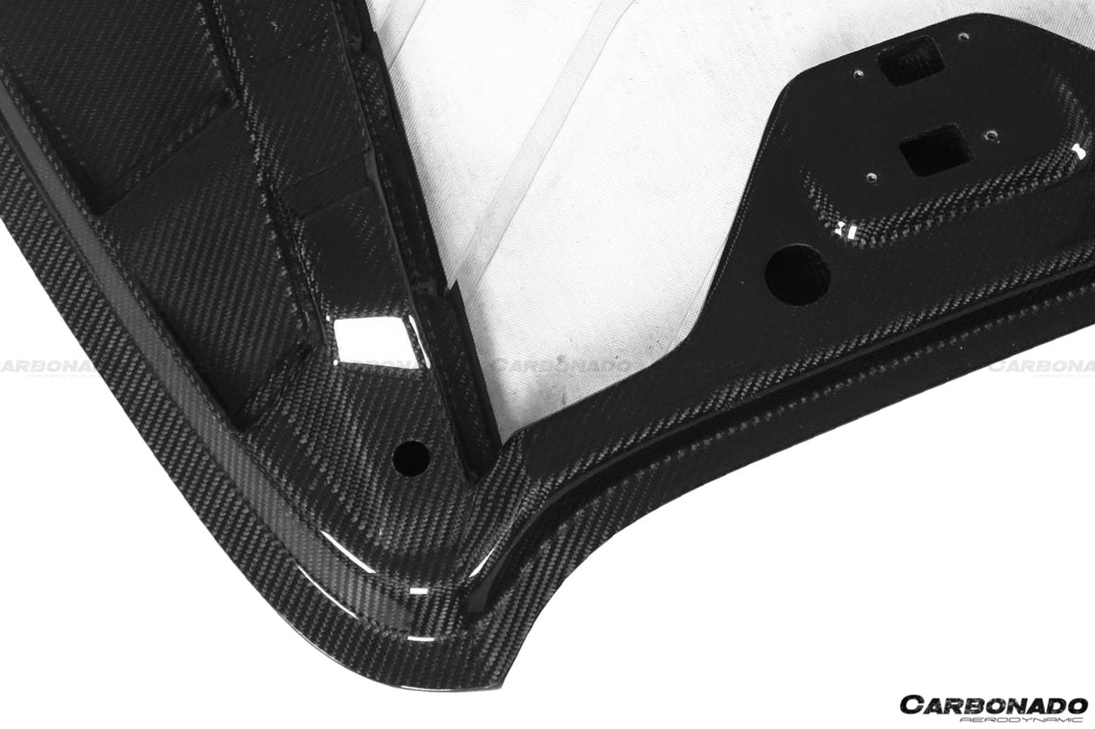 2015-2019 Ferrari 488 Spider MSY Style Carbon Fiber Engine Hood