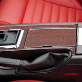 Reflective Carbon Fiber Center Console Trim Overlay For Mustang 2010-2014