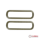 Mustang 2010-2014 Reflective Carbon Fiber Door AC Vent Trim Overlay