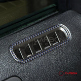 Mustang 2010-2014 Reflective Carbon Fiber Door AC Vent Trim Overlay