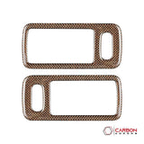 Mustang 2010-2014 Reflective Carbon Fiber Door Handle Trim Overlay