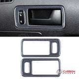 Mustang 2010-2014 Reflective Carbon Fiber Door Handle Trim Overlay