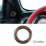 Mustang 2010-2014 Reflective Carbon Fiber Mirror Adjuster Trim Overlay