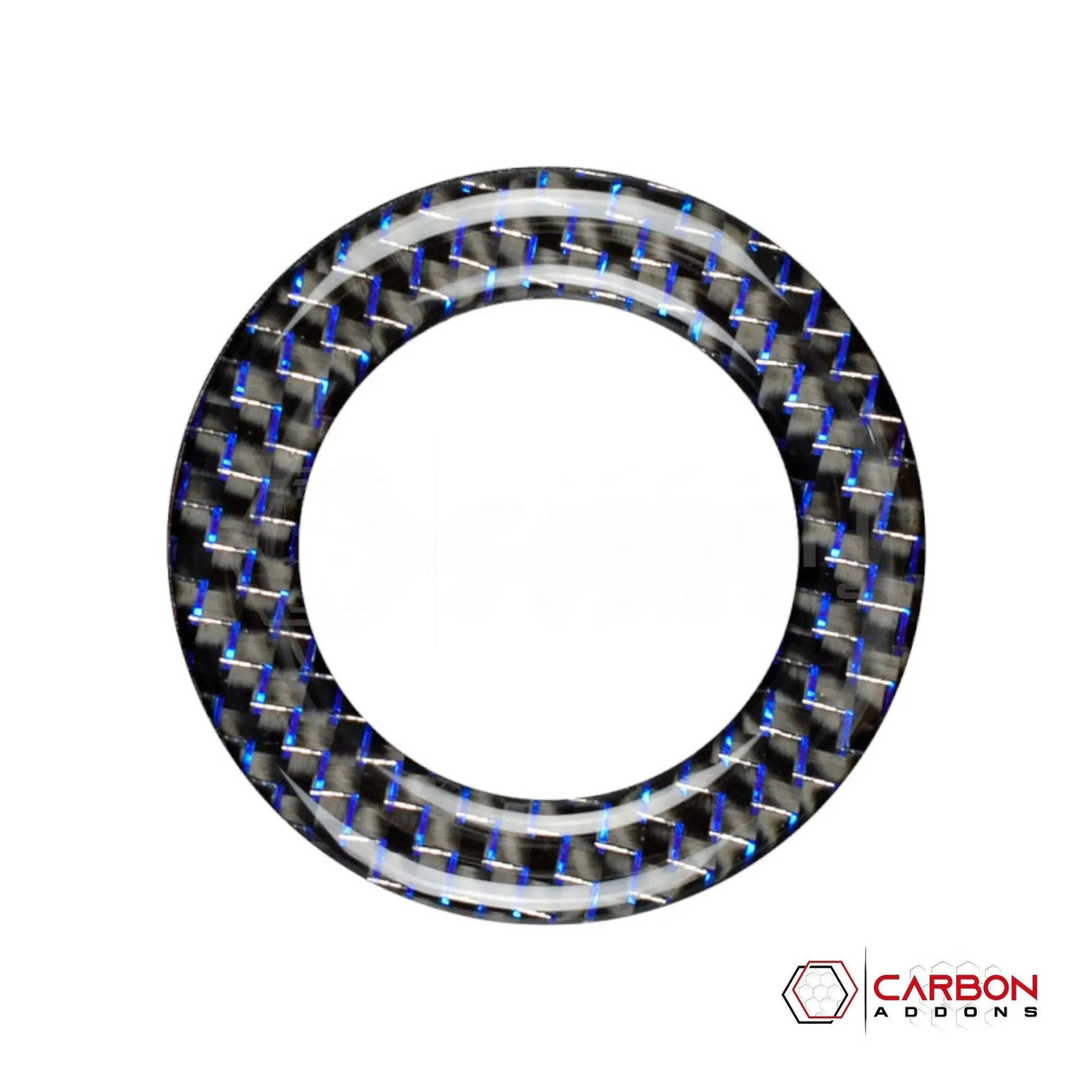 Mustang 2010-2014 Reflective Carbon Fiber Mirror Adjuster Trim Overlay