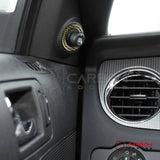 Mustang 2010-2014 Reflective Carbon Fiber Mirror Adjuster Trim Overlay