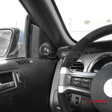 Mustang 2010-2014 Reflective Carbon Fiber Mirror Adjuster Trim Overlay