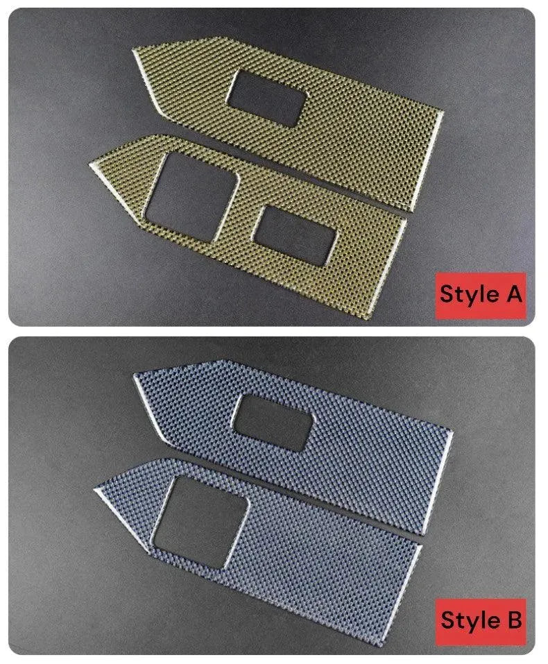 Mustang 2010-2014 Reflective Carbon Fiber Window Switch Trim Overlay