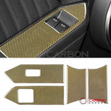 Mustang 2010-2014 Reflective Carbon Fiber Window Switch Trim Overlay