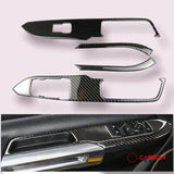 Mustang 2015-2023 Carbon Fiber Window Control Panel Trim Overlay