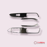 Carbon Fiber Window Control Panel Trim Overlay for Mustang 2015-2023
