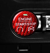 Mustang 2015-2023 Engine Start Stop Button Carbon Fiber Cover