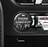 Mustang 2015-2023 Engine Start Stop Button Carbon Fiber Cover