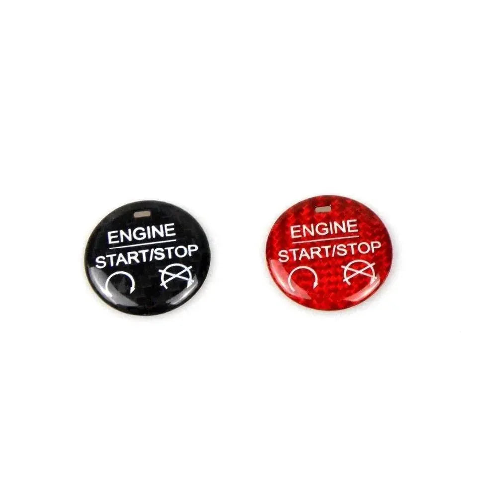 Mustang 2015-2023 Engine Start Stop Button Carbon Fiber Cover