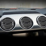 Real Carbon Fiber AC Air Vent Overlay for Mustang 2015-2023