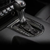 Real Carbon Fiber Center Console & Gear Shift Bezel Trim Overlay for Mustang 2015-2023