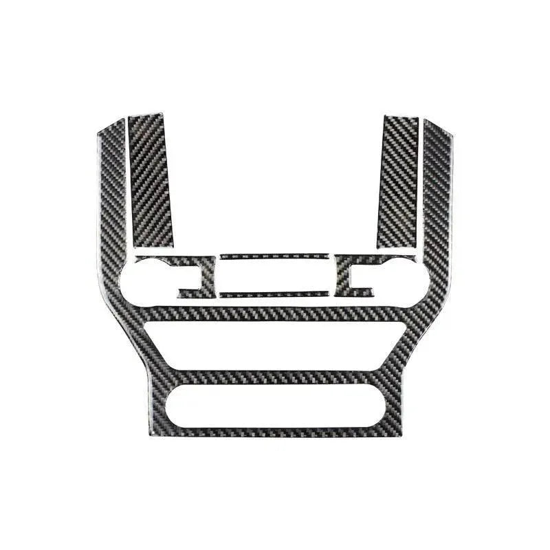 Mustang 2015-2023 Real Carbon Fiber Infotainment Radio Overlay
