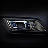 Mustang 2015-2023 Real Carbon Fiber Interior Door Handle Overlay
