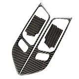 Real Carbon Fiber Interior Door Handle Overlay for Mustang 2015-2023