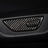 Mustang 2015-2023 Real Carbon Fiber Seat Adjuster Button Trim Overlay