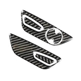 Real Carbon Fiber Seat Adjuster Button Trim Overlay for Mustang 2015-2023