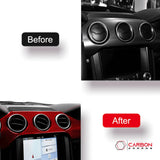Real Carbon Fiber Whole Front Dash Overlay for Mustang 2015-2023