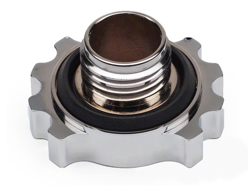 Speedform Modern Billet Oil Cap; Chrome (87-93 5.0l Mustang; 94-01 Mustang Gt)