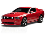 Speedform Mirror Covers; Pre-Painted (05-09 Mustang)