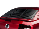 Speedform Rear Window Louvers; Textured Abs (05-14 Mustang Coupe)
