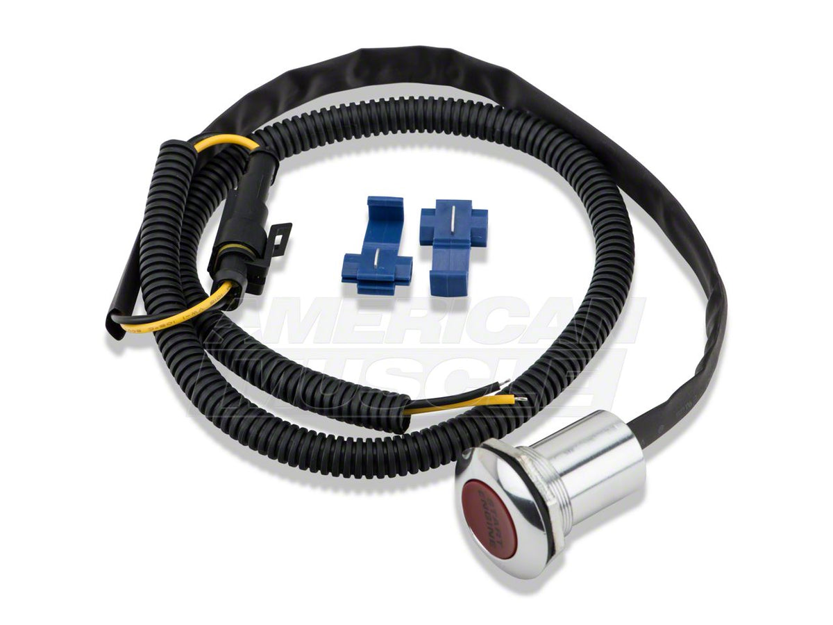 SpeedForm Modern Billet Push Button Start Ignition Kit (99-04 Mustang)