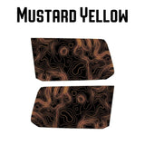 Topographic Rear Window Map Overlays - 2024+ Land Cruiser