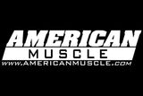 SEC10 AmericanMuscle Quarter Window Decal; White (79-23 Mustang)