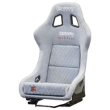 Nardo Gray Bull Boost Adjustable Racing Lowered Ultra Max Bucket Seat with Slider Rails