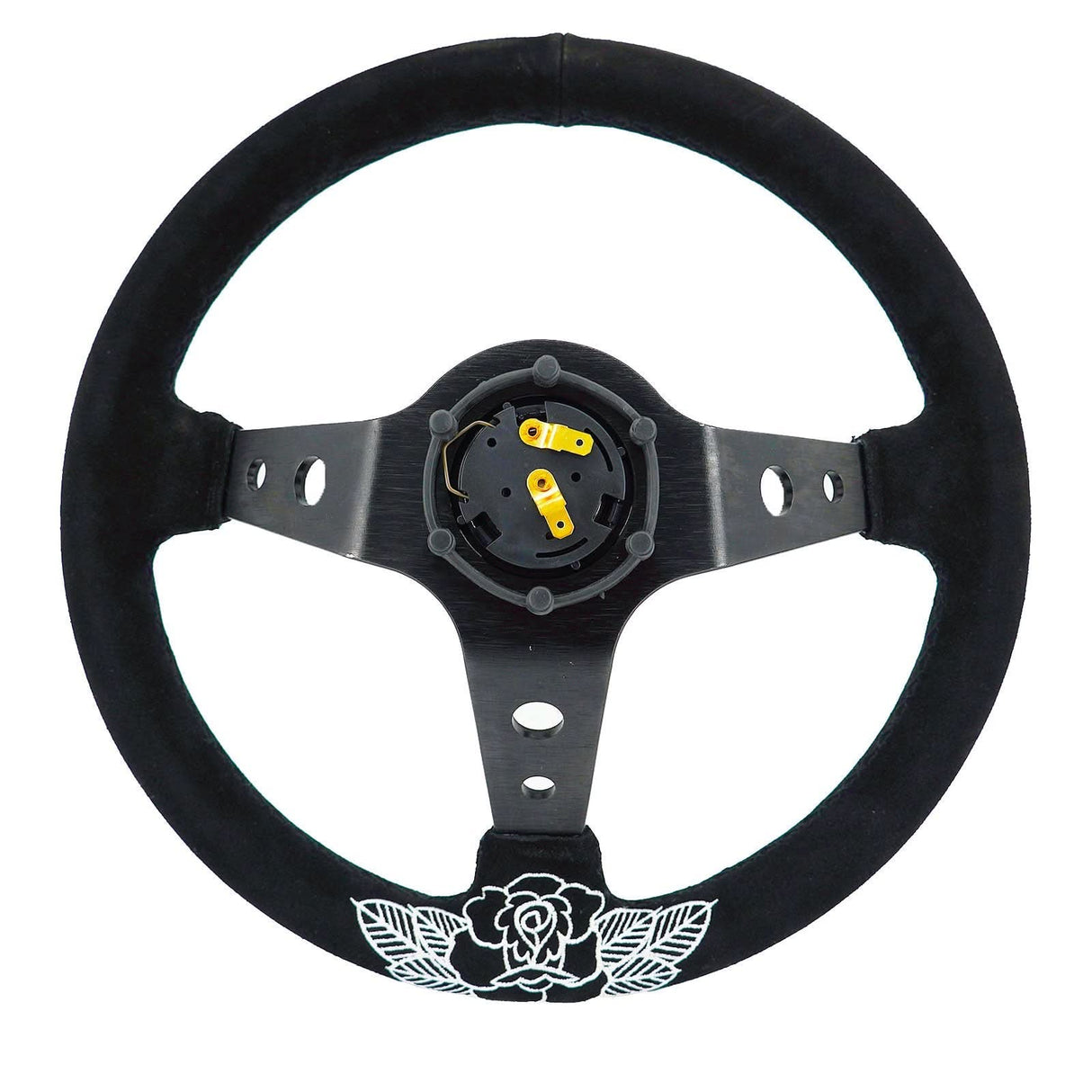 BW Rose Steering Wheel + Hub Adapter Kit For Toyota Pickup, Corolla, 4Runner, MR2, Camry