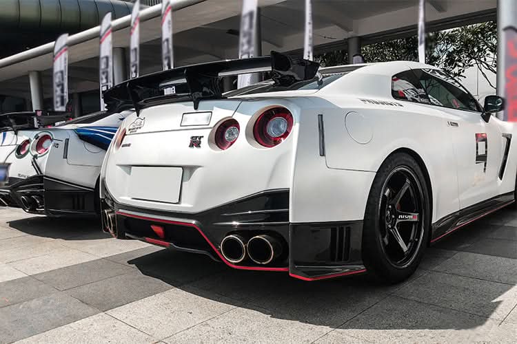 DarwinPRO 2008-2023 Nissan GTR R35 CBA DBA EBA NSM Style Partial Carbon Fiber Rear Bumper