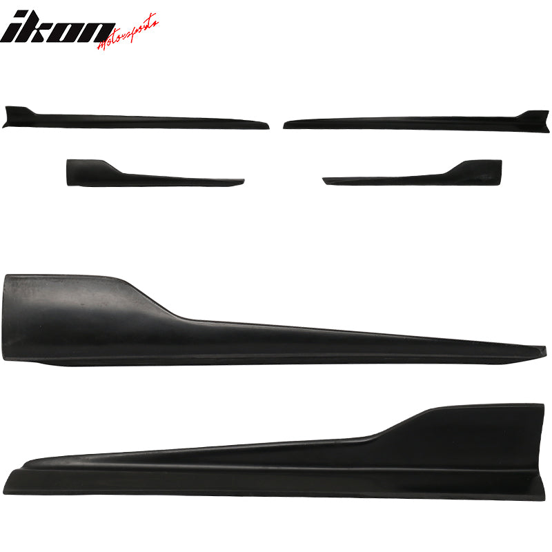 Nissan 370Z 350Z Fairlady Maxima Side Skirts Rocker Panels 4PC PP