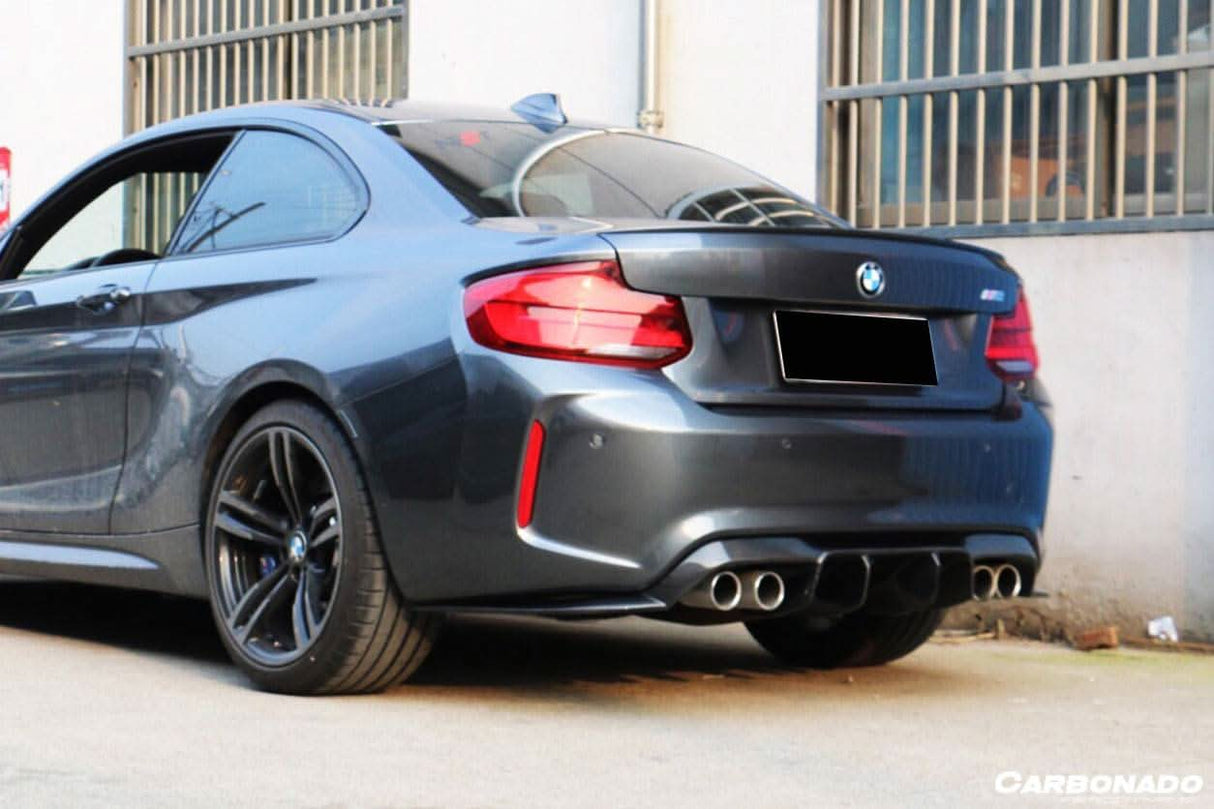 2016-2020 BMW M2 F87 VRS Style Carbon FIber Rear Lip