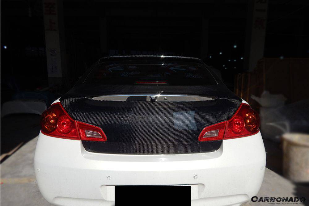 2007-2013 Infiniti G25 G35 G37 Sedan OEM Style Carbon Fiber Trunk