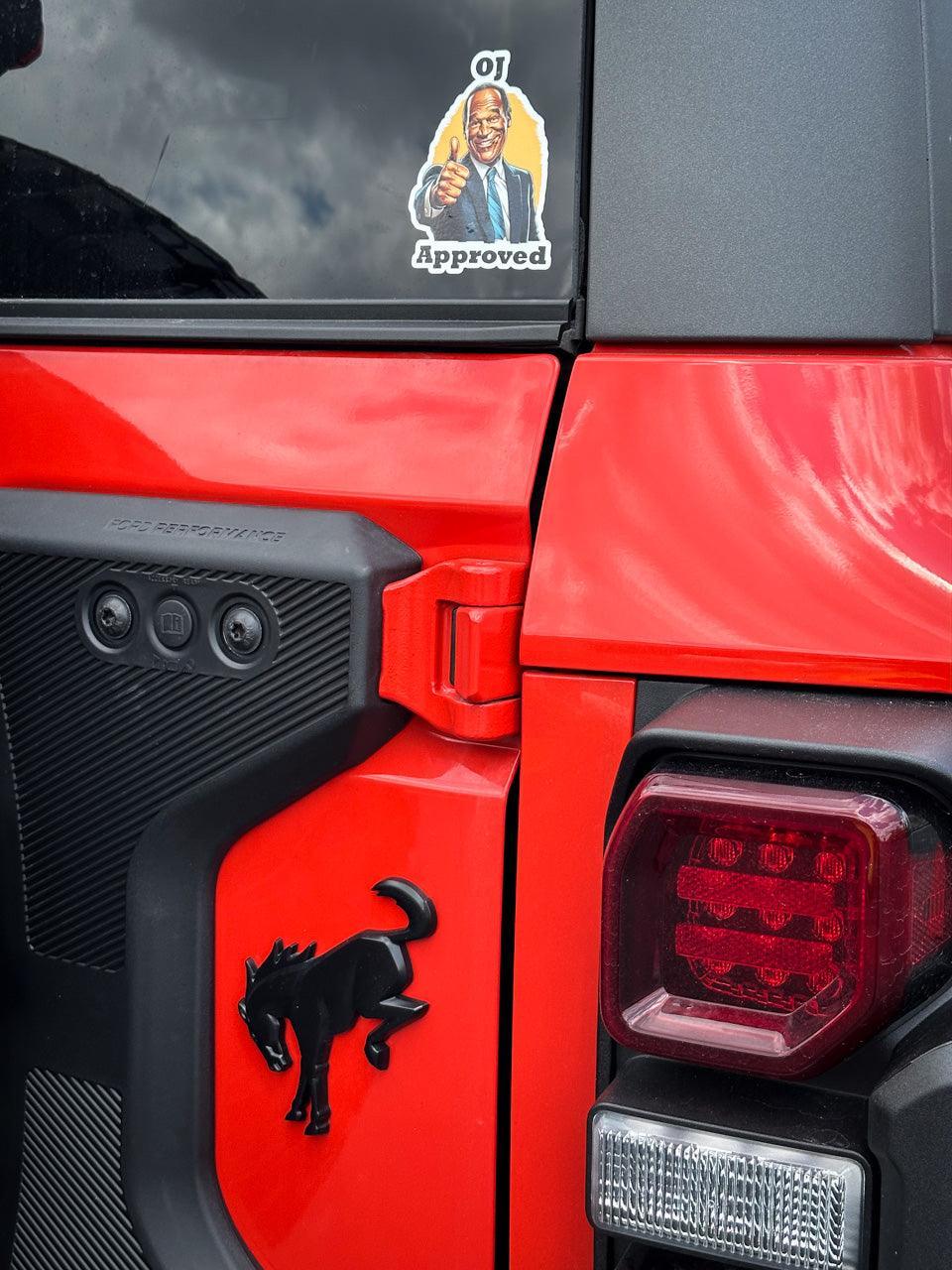 OJ Approved Sticker - 2021+ Bronco