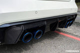 2021-UP BMW M4 G82  G83 MP Style Carbon Fiber Qual Rear Lip with Caps