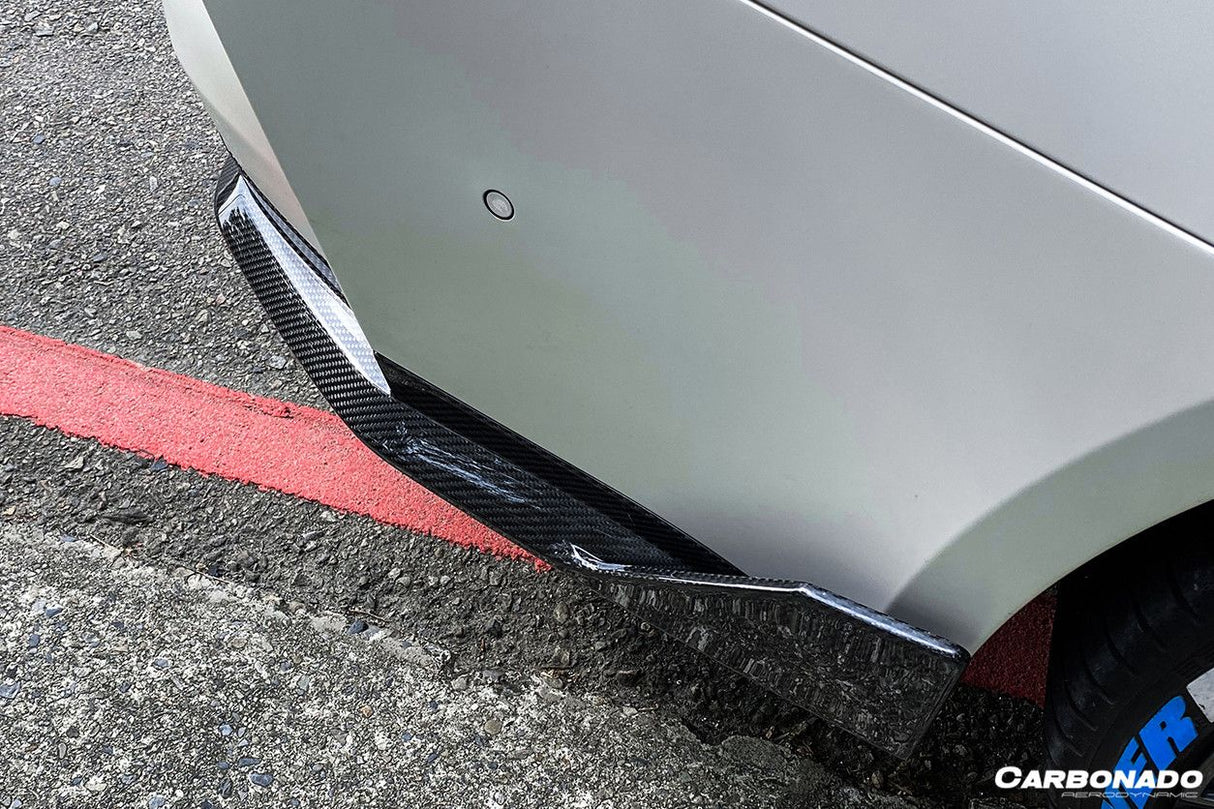 2021-UP BMW M4 G82  G83 MP Style Carbon Fiber Qual Rear Lip with Caps