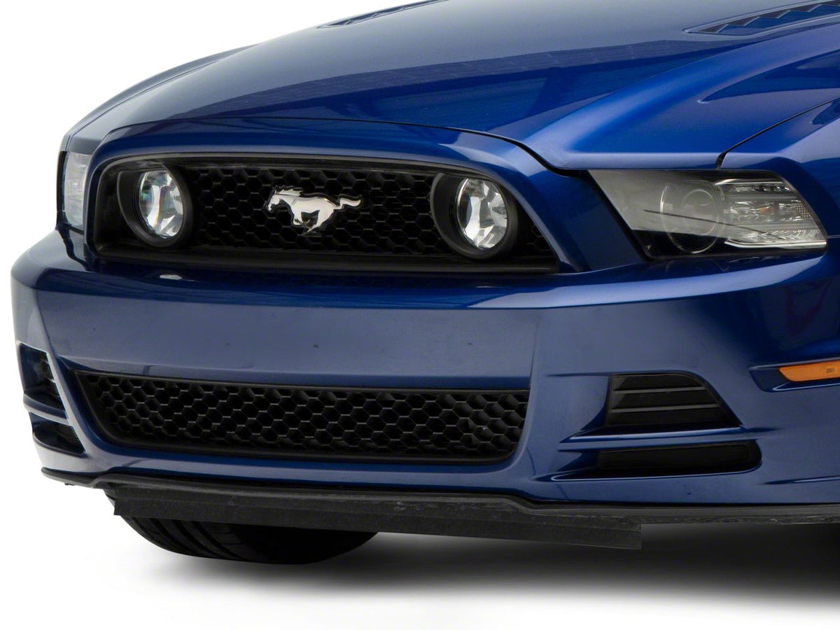 OPR Fog Light Delete Panel; Driver Side (13-14 Mustang GT, V6)