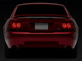 OPR Tail Light; Chrome Housing; Red/Clear Lens; Driver Side (99-04 Mustang, Excluding 99-01 Cobra)
