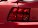 OPR Tail Light; Chrome Housing; Red/Clear Lens; Driver Side (99-04 Mustang, Excluding 99-01 Cobra)